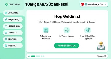 Türkçe arayüz rehberi haber görseli